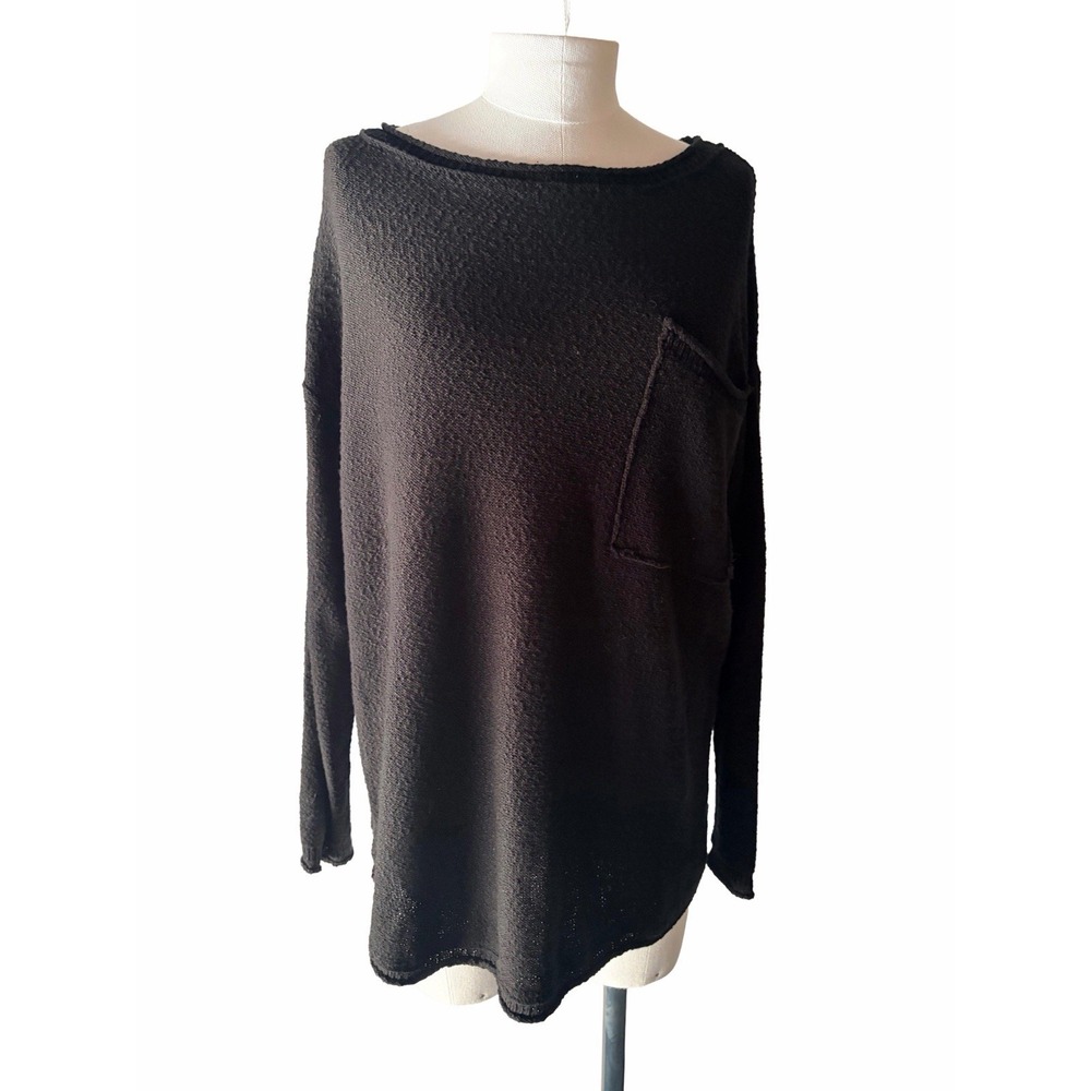 FP Beach Sweater Slouchy Comfort Oversized Women's S Textured Long Sleeve